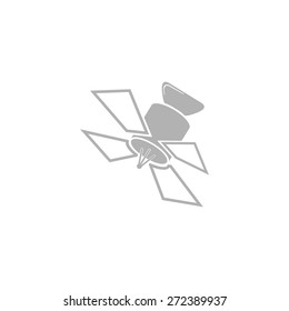 Simple icon satellite.