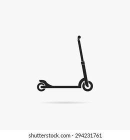 Simple icon scooter.