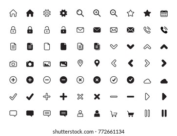 20 Mobile Icon Set Digital Icon Stock Vector (Royalty Free) 1631823361 ...