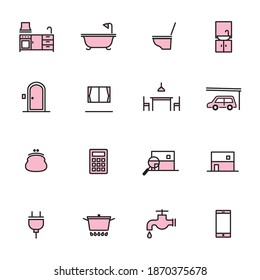 Simple Icon Set: Home Remodeling B
