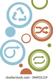 Simple Icon set related to Interface Arrows