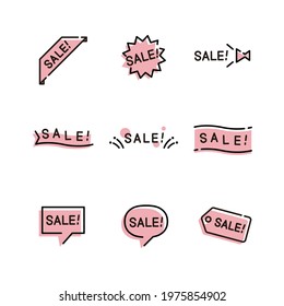 Simple icon set: SALE