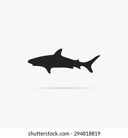 Simple icon sharks.