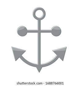 Simple icon of a ship anchor.