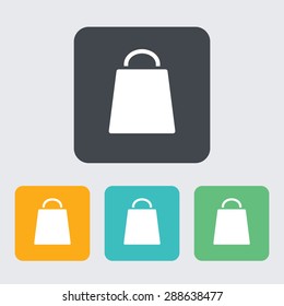 Simple icon. Shopping Bag