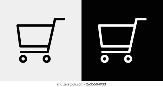 A simple icon of a shopping cart that can be used for mail order etc.
