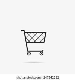 Simple icon shopping carts.