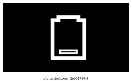Simple icon showing a blank document. Great for file UI systems, form builders, office software, or digital templates.