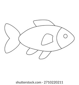 Ícone simples de peixes pequenos nadando à esquerda com um dedo único
