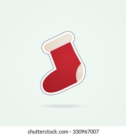 Simple icon of sock.