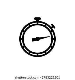 simple icon of a stopwatch timekeeping tool