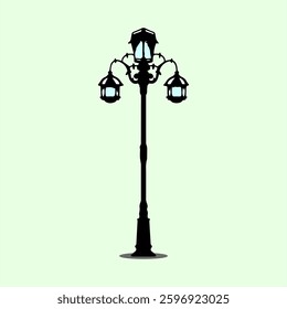 simple icon of street lighting