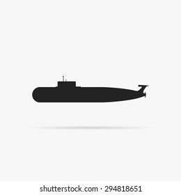 Simple icon submarine.