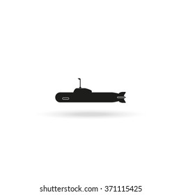 Simple icon submarine.