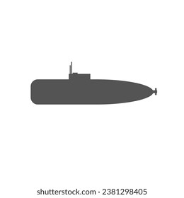 Simple icon submarine ilustration vector