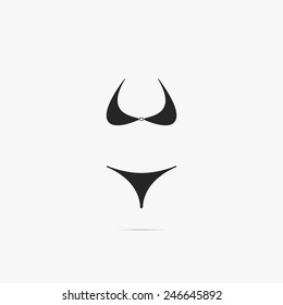 Simple icon Swimsuit.