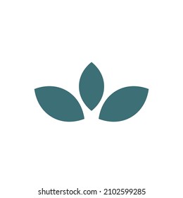 símbolo de icono simple del medio ambiente y los recursos naturales