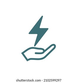simple icon symbol of environment and natural resources