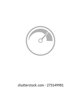Simple icon tachometer .