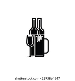 Simple icon template for cafe