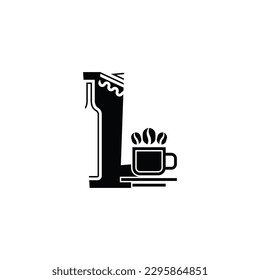 Simple icon template for cafe