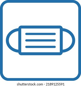 A simple icon that encourages wearing a mask