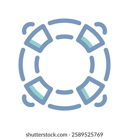 A simple icon that illustrates lifeline
