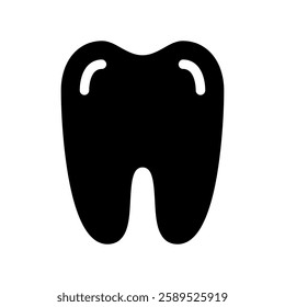 A simple icon that symbolizes whole tooth