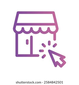 A simple icon for the theme, online shop