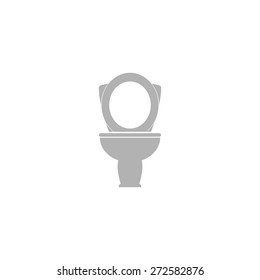 Simple icon toilet.