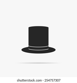 Simple icon Top hat.
