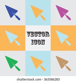 Simple icon trowel.