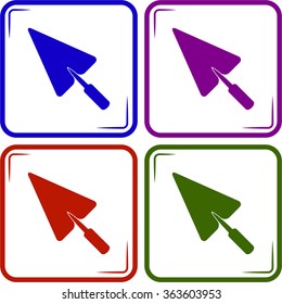 Simple icon trowel.