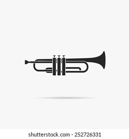 Simple icon Trumpet.