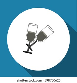 A simple icon of two glasses