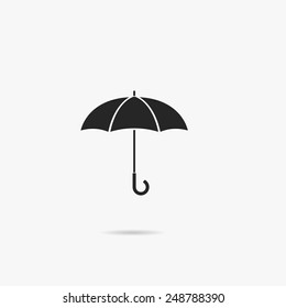 Simple icon umbrella.