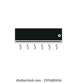 Simple icon vector, with air conditioning