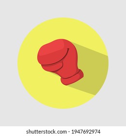 Simple icon vector of Boxing Gloves