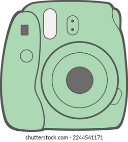 Simple icon vector for daily hobby. camera