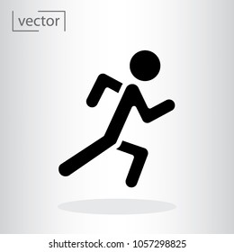 simple icon vector - flat design, illustration of Runner icon