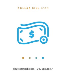 A simple icon of a vector line related to the dollar currency. Contains Icons like Profit, Cash back, Gain, Loose and more. Editable Strokes