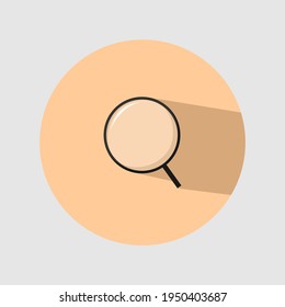Simple icon vector of Magnifying Glass