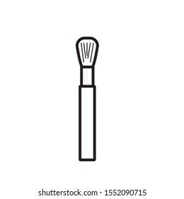 simple icon vector, makeup brush