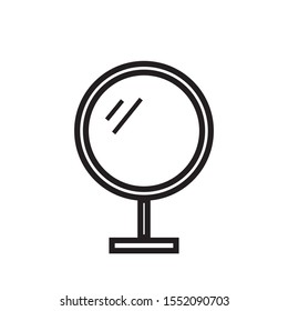 simple icon vector, makeup mirror