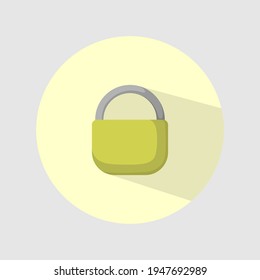Simple icon vector of Padlock
