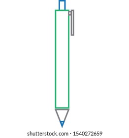 simple icon vector, pen shaped