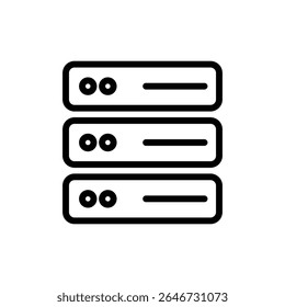 Vetor de ícone simples com estilo de contorno limpo e moderno em um formato escalável, excelente para web design, aplicativos e vários projetos gráficos comerciais