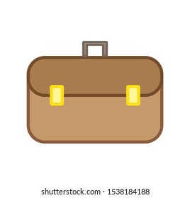 Simple icon vector, with suitcase shape