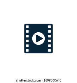 Simple icon of  video vector