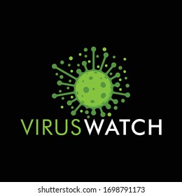 simple icon virus vector logo